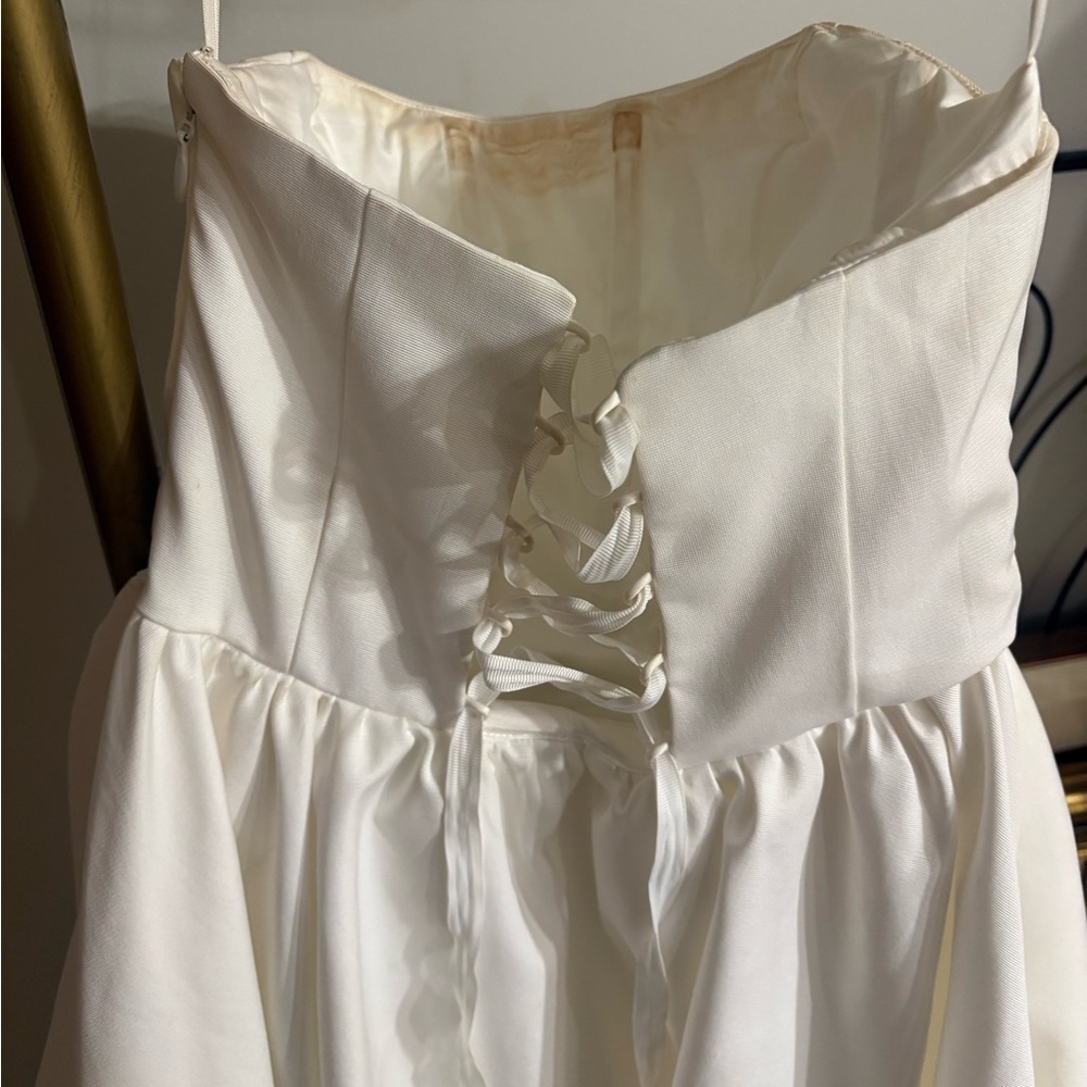 BHLDN Strapless Cream Dress - Picture 13 of 13